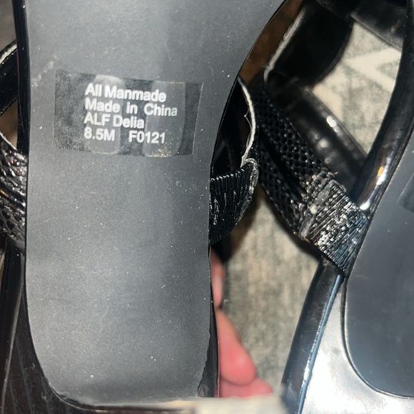 Alfani women’s Delia Black Sophisticated Heels size 8.5 - Picture 8 of 11